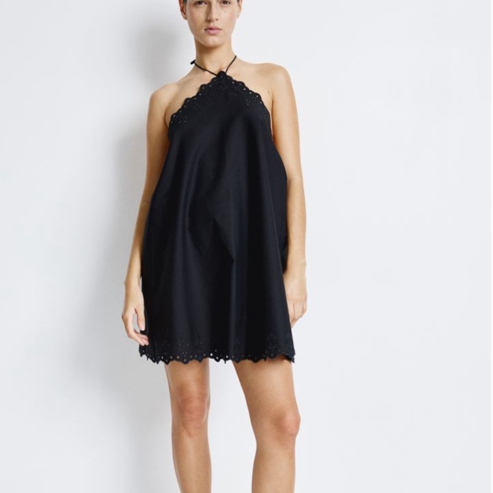 H&M Eyelet Halter Dress